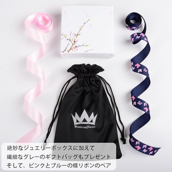 シルバー 925 スターリングシルバー中空バタフライパターン ドロップ ピアス - 画像 (3)