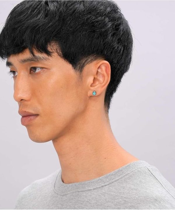 スリーピングビューティーターコイズ ピアス/シルバー925 - 画像 (5)